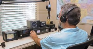 Ham radio operator