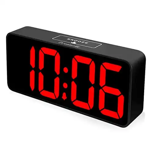 DreamSky Large Digital Alarm Clock for Visually Impaired