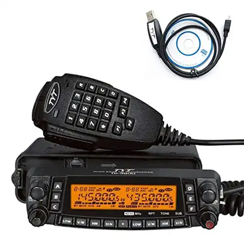 TYT TH-9800D Quad Band 50W Cross-Band Mobile, 10M/6M/2M/70CM Mobile Transceiver, A+B Dual Band Two Way Radio