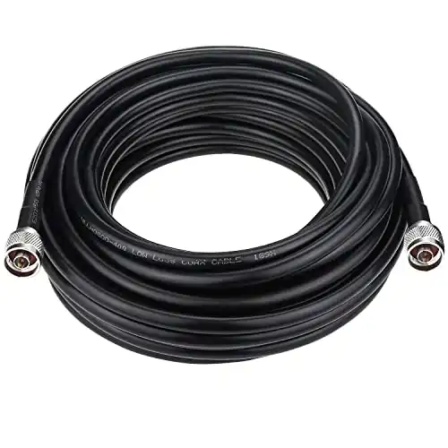 50' Ultra Low Loss Coax Cable