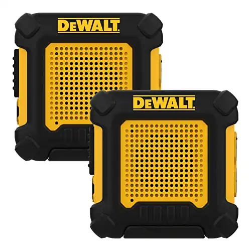 DeWalt DXFRS220 Wearable Heavy Duty Shock Resistant Long Range FRS Two-Way Radio (2-Pack)