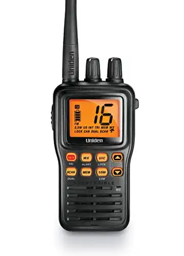 Uniden MHS75 Waterproof Marine VHF Radio