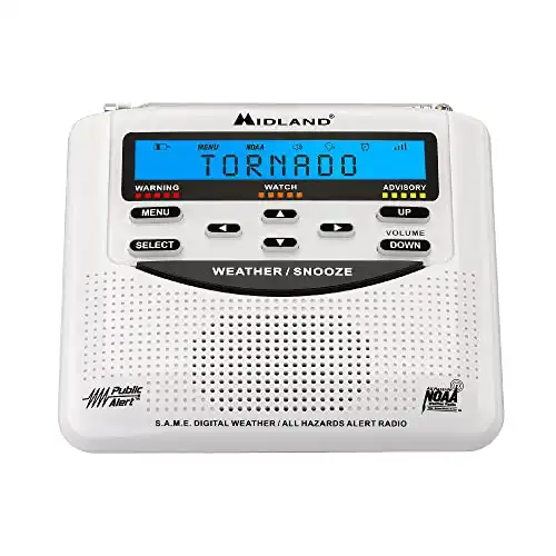 Midland WR120 NOAA Emergency Weather Alert Radio