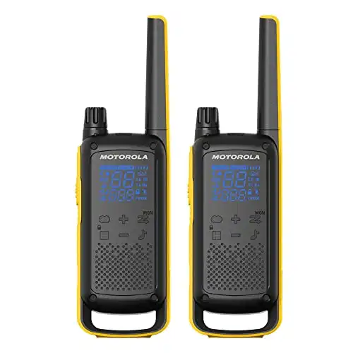 Motorola Solutions T475 Extreme FRS Two-Way Radio Black/Yellow Walkie-Talkie (2-Pack)