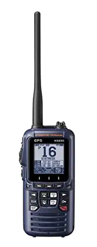 Standard Horizon HX890 Handheld VHF Navy Blue - Floating 6 Watt Class H DSC Two Way Radio