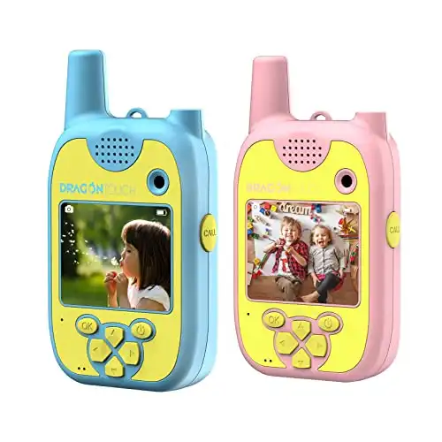 Dragon Touch Kids Walkie Talkie with Camera (2-Pack)
