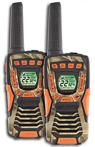 Cobra CXT1045R-FLT Long Range Waterproof FRS Two-Way Radio (2-Pack)