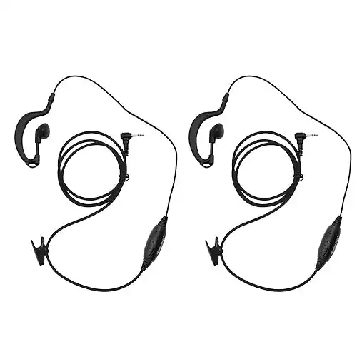 Earpiece and Microphone Compatible with Motorola Talkabout Two-Way Radios