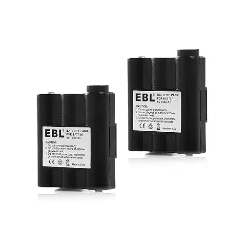 EBL BATT5R Nickel Metal Hydride Battery Pack (2-Pack)