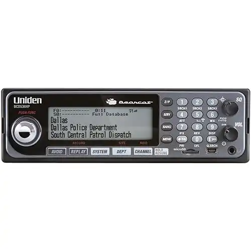 Uniden BCD536HP HomePatrol Series Digital Phase 2 Base/Mobile Scanner with HPDB and Wi-Fi. Simple Programming, TrunkTracker V, S.A.M.E. Emergency/Weather Alert. Covers USA and Canada.
