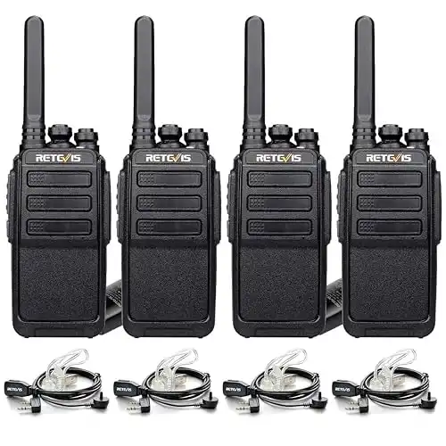 Retevis RT28 Long Range Rechargeable Two Way Radio (4-Pack)