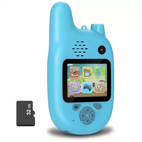 MyPin Kids Walkie Talkie with Camera