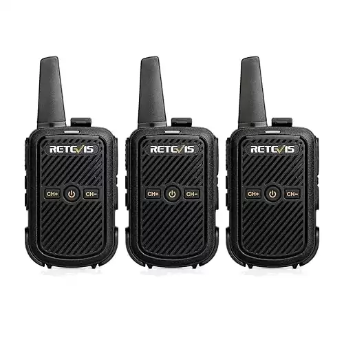 Retevis RT15 Mini Lightweight FRS Walkie-Talkie (3-Pack)