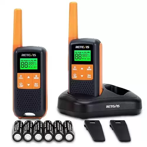 Retevis RT49 Weatherproof Long Range Two_Way Radio (2-Pack)