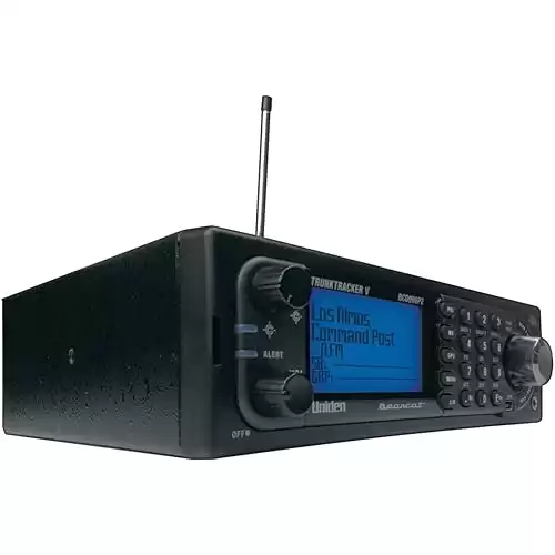 Uniden BCD996P2 Digital Mobile TrunkTracker V Scanner, 25,000 Dynamically Allocated Channels, Close Call RF Capture Technology, 4-Line Alpha display, Base/Mobile Design, Phase 2, Location-Based Scanni...