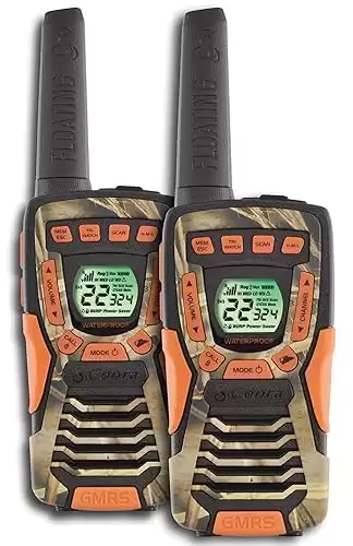 Cobra CXT1045R-FLT Long Range Waterproof FRS Two-Way Radio (2-Pack)